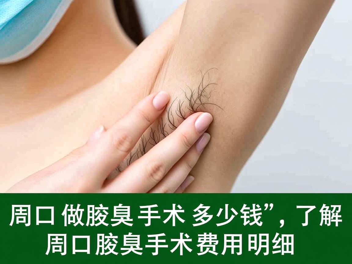 周口做腋臭手术多少钱，了解周口腋臭手术费用明细