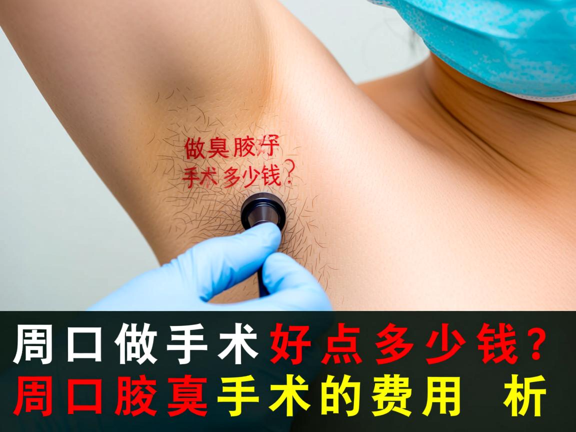 周口做腋臭手术好点多少钱？周口腋臭手术的费用解析