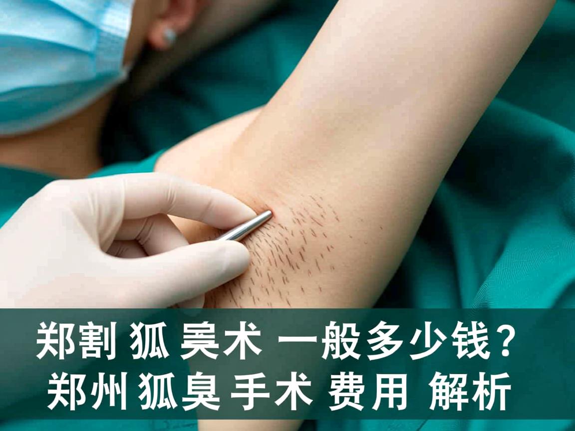 郑州割狐臭手术一般多少钱？郑州狐臭手术费用解析