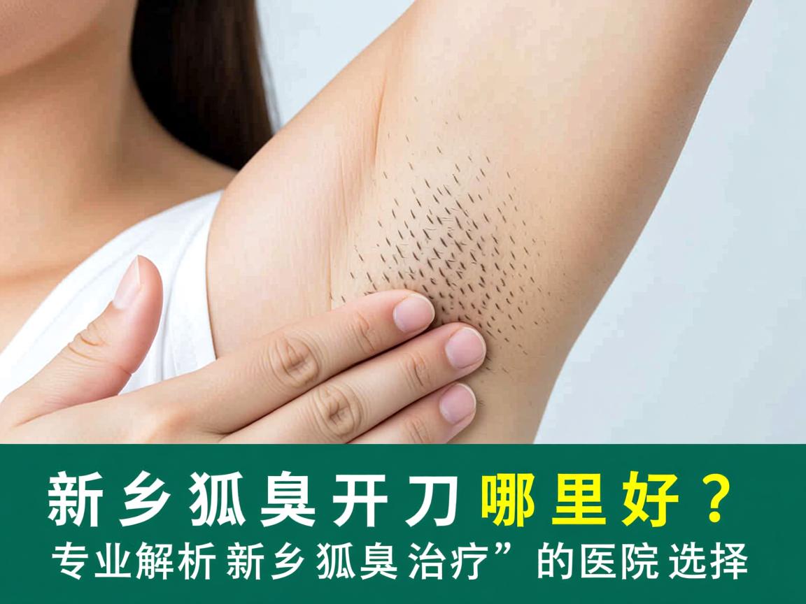 新乡狐臭开刀哪里好？专业解析新乡狐臭治疗的医院选择