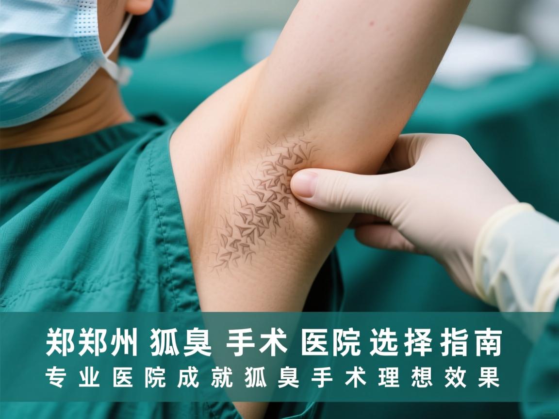 郑州狐臭手术医院选择指南，专业医院成就狐臭手术理想效果