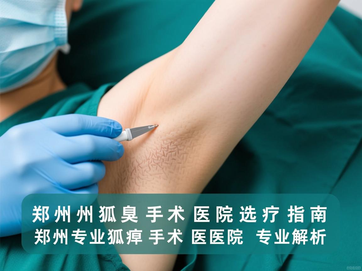 郑州狐臭手术医院选择指南，郑州专业狐臭手术医院的专业解析