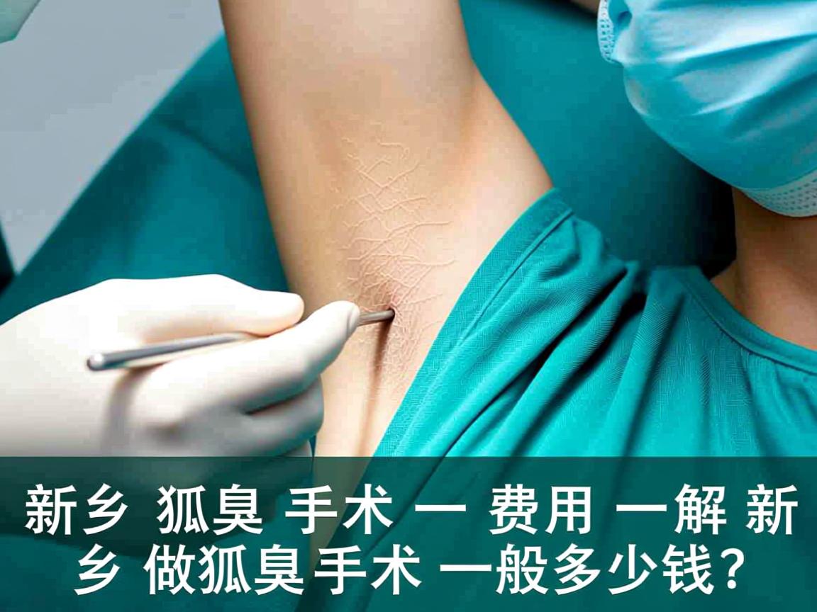 新乡狐臭手术费用解析，新乡做狐臭手术一般多少钱？