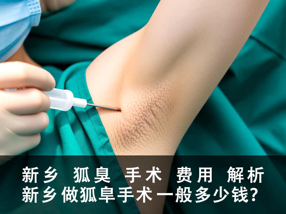 新乡狐臭手术费用解析，新乡做狐臭手术一般多少钱？