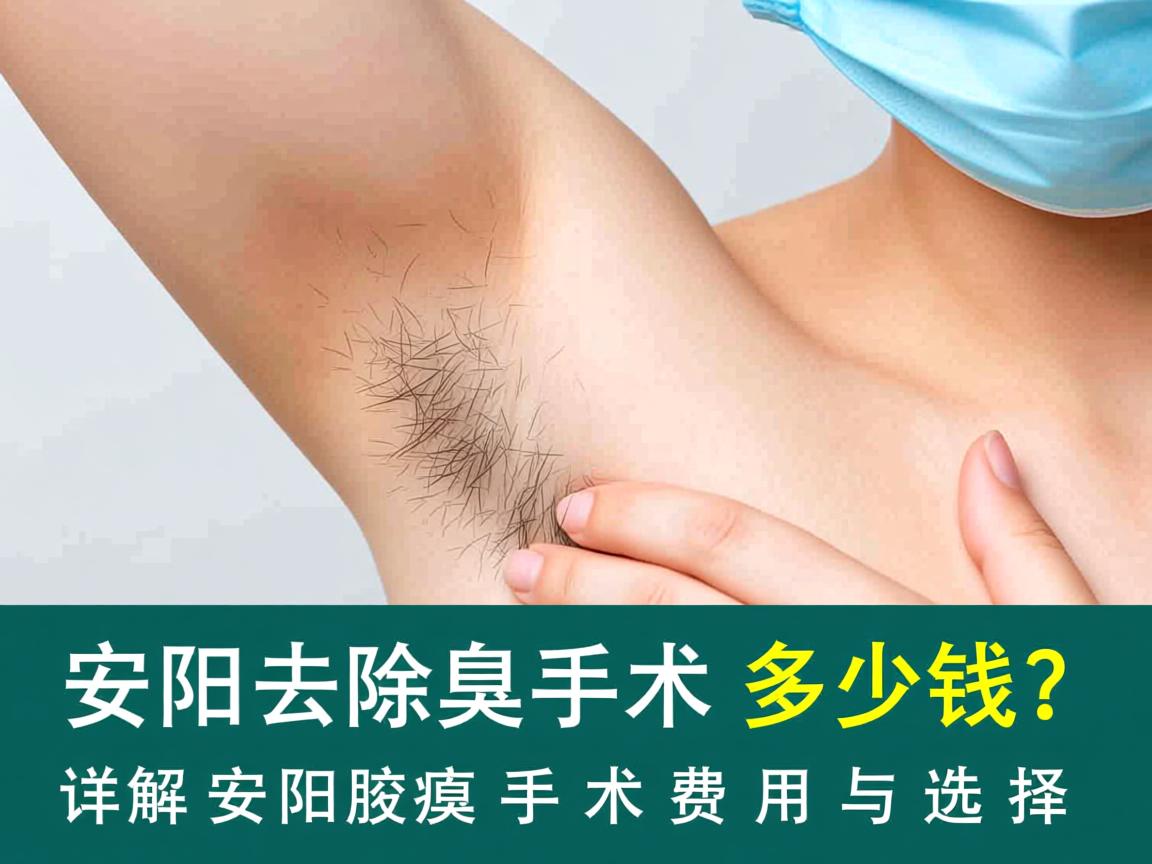 安阳去除腋臭手术多少钱？详解安阳腋臭手术费用与选择