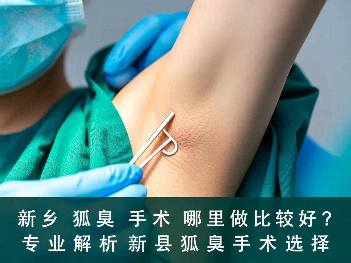 新乡狐臭手术哪里做比较好？专业解析新乡狐臭手术选择