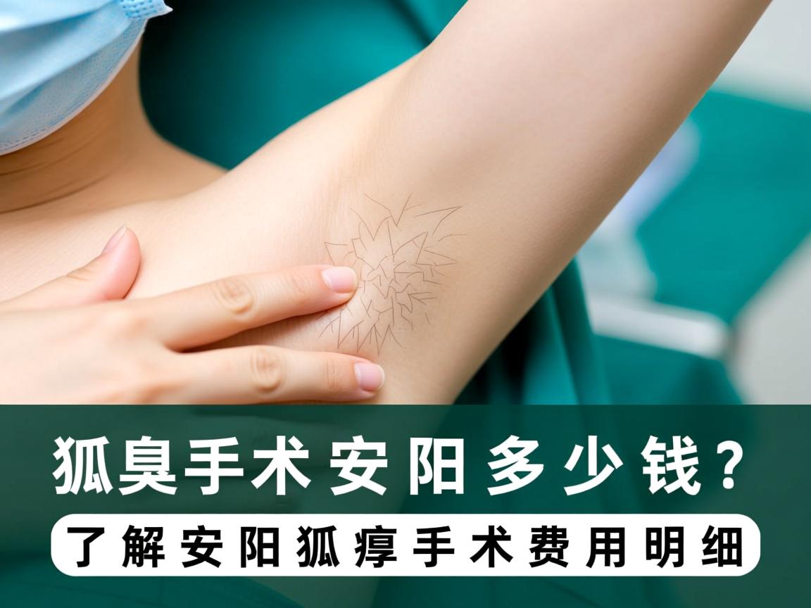 狐臭手术安阳多少钱？了解安阳狐臭手术费用明细