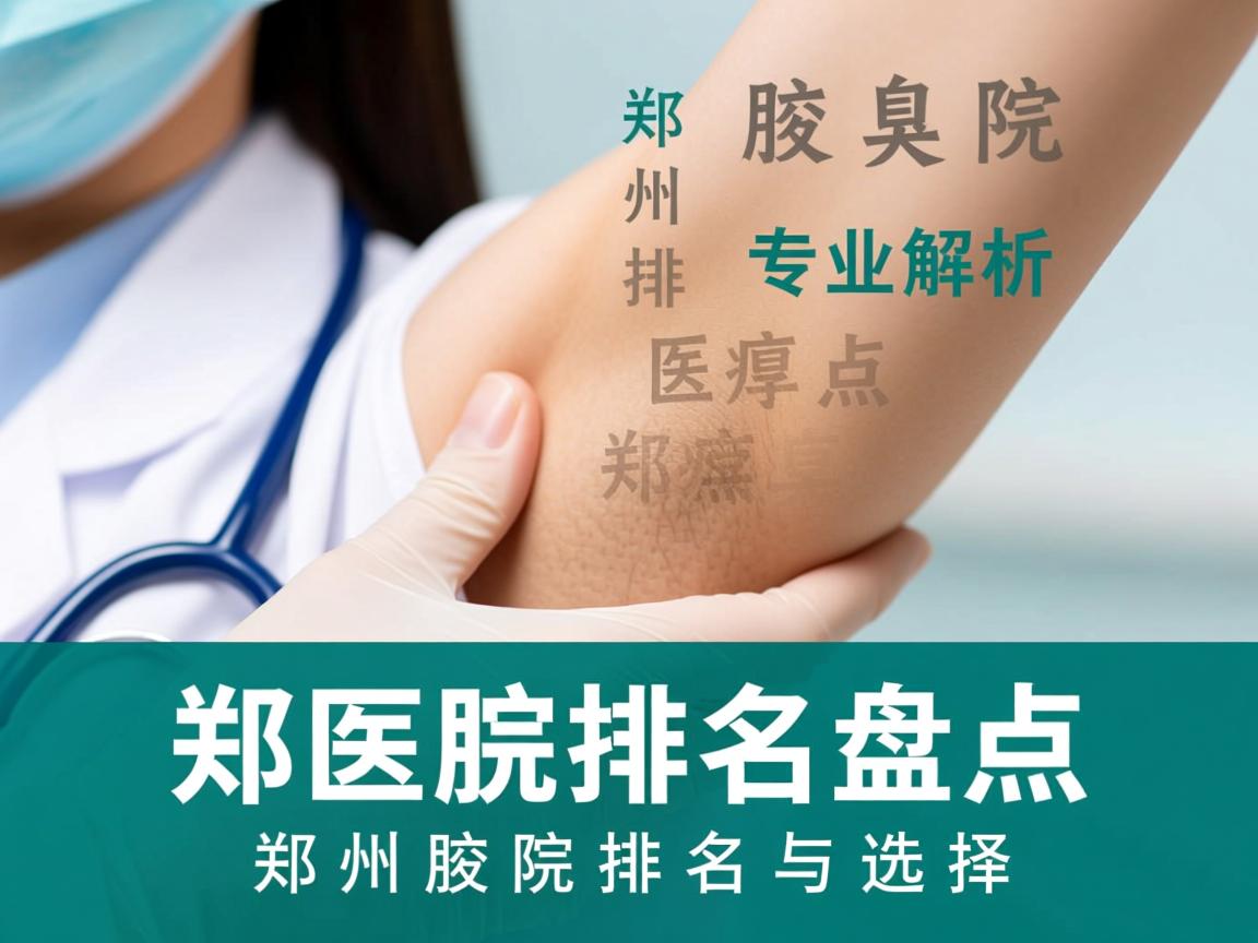 郑州腋臭医院排名盘点，专业解析郑州腋臭医院排名与选择