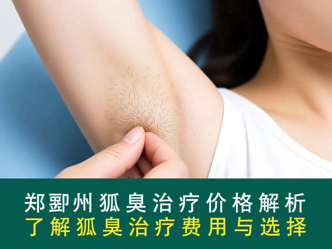 郑州狐臭治疗价格解析，了解狐臭治疗费用与选择