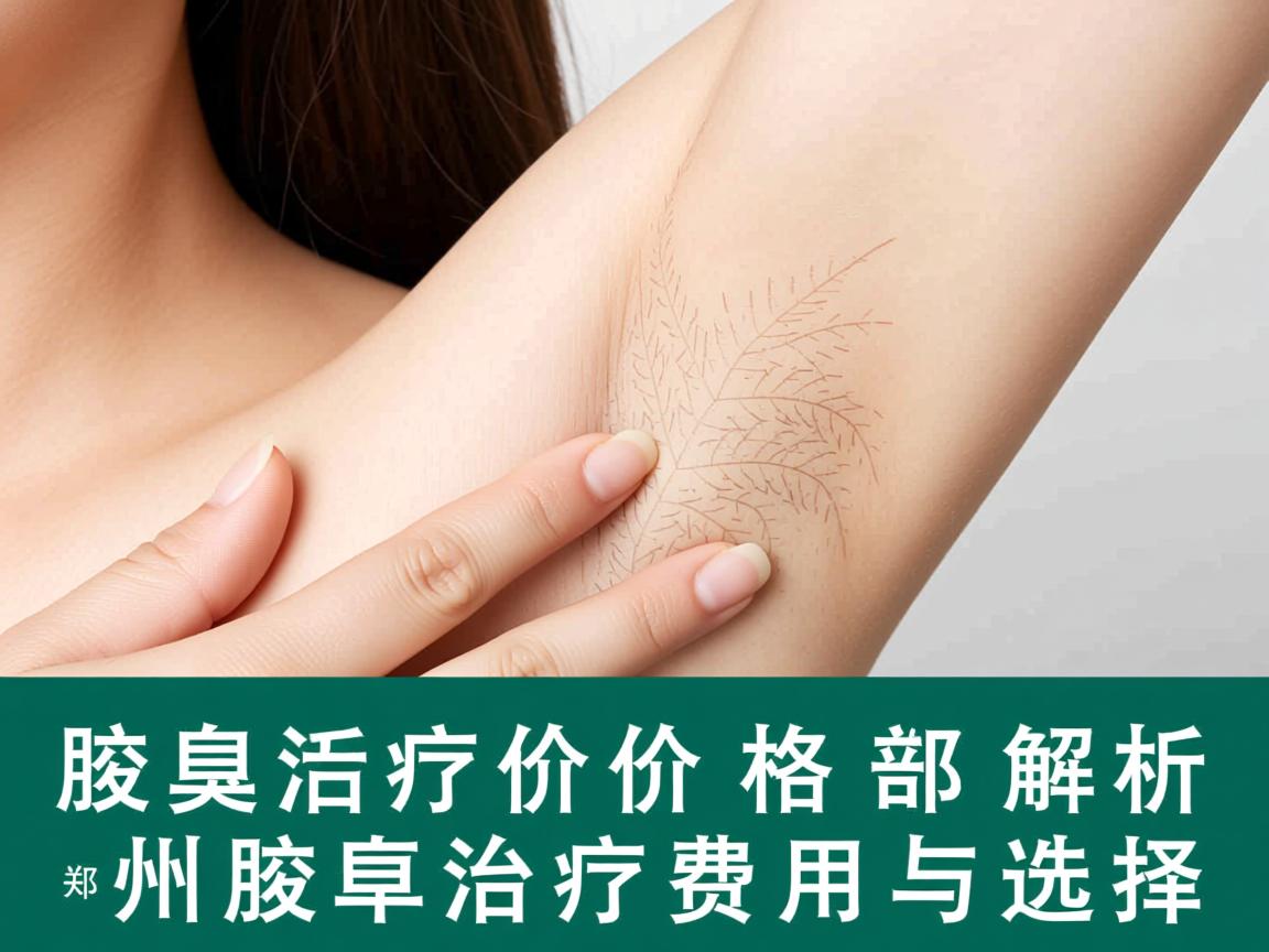 腋臭治疗价格解析，郑州腋臭治疗费用与选择