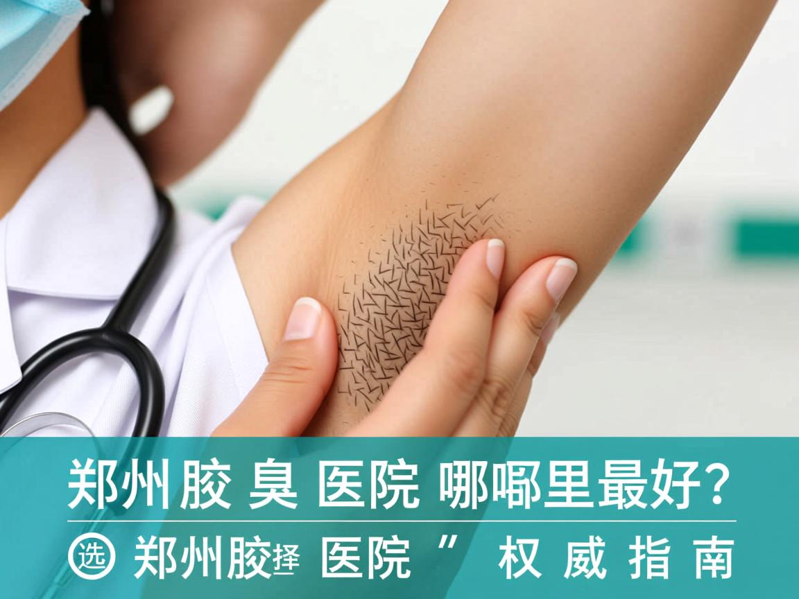 郑州腋臭医院哪里最好？选择郑州腋臭医院的权威指南
