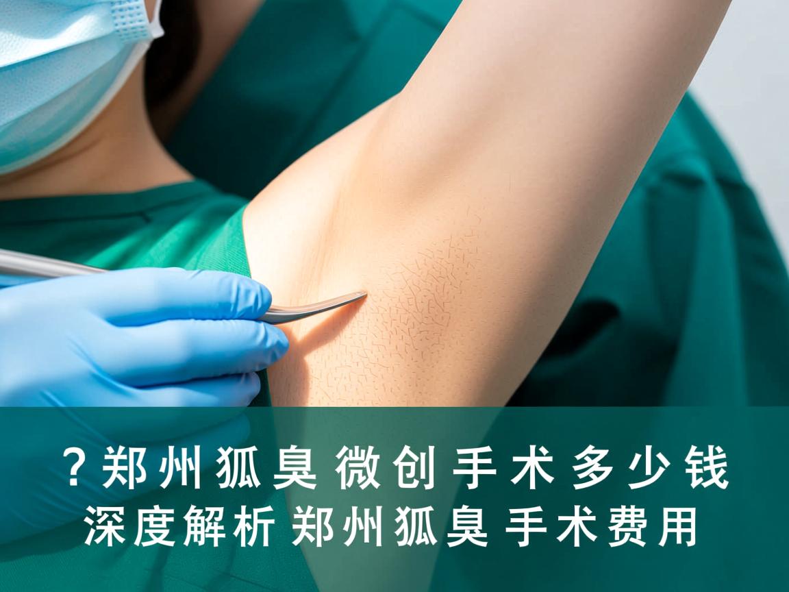 郑州狐臭微创手术多少钱？深度解析郑州狐臭手术费用