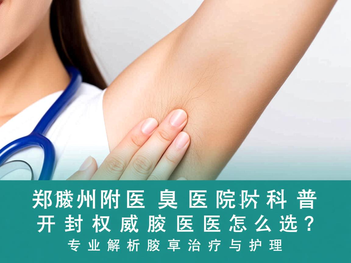 郑州附医腋臭医院科普，开封权威腋臭医院怎么选？专业解析腋臭治疗与护理