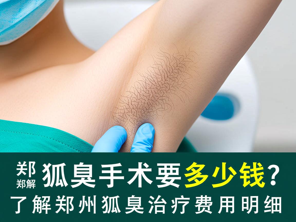 郑州狐臭手术要多少钱？了解郑州狐臭治疗费用明细