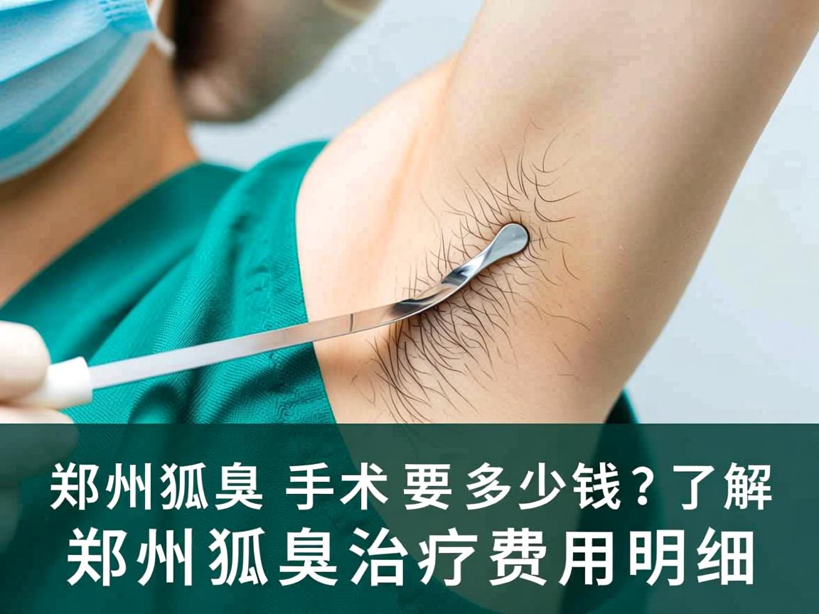 郑州狐臭手术要多少钱？了解郑州狐臭治疗费用明细