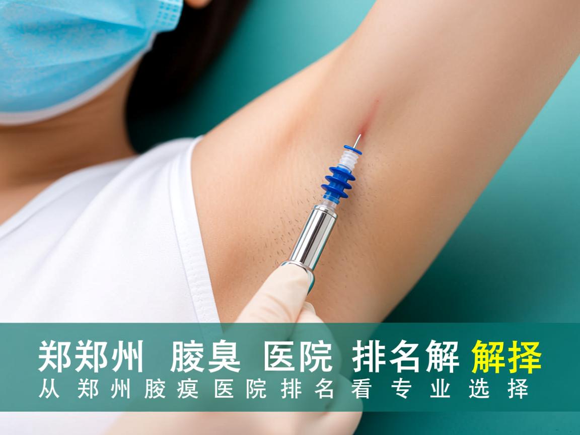 郑州腋臭医院排名解读，从郑州腋臭医院排名看专业选择