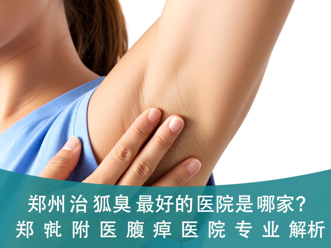 郑州治狐臭最好的医院是哪家？郑州附医腋臭医院专业解析