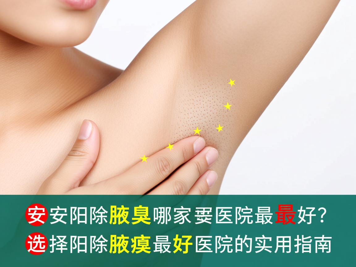 安阳除腋臭哪家医院最好？选择安阳除腋臭最好医院的实用指南