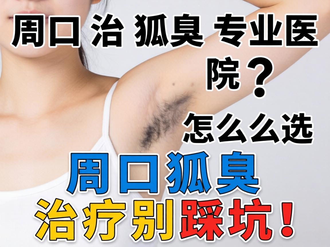 周口治狐臭专业医院怎么选？周口狐臭治疗别踩坑！