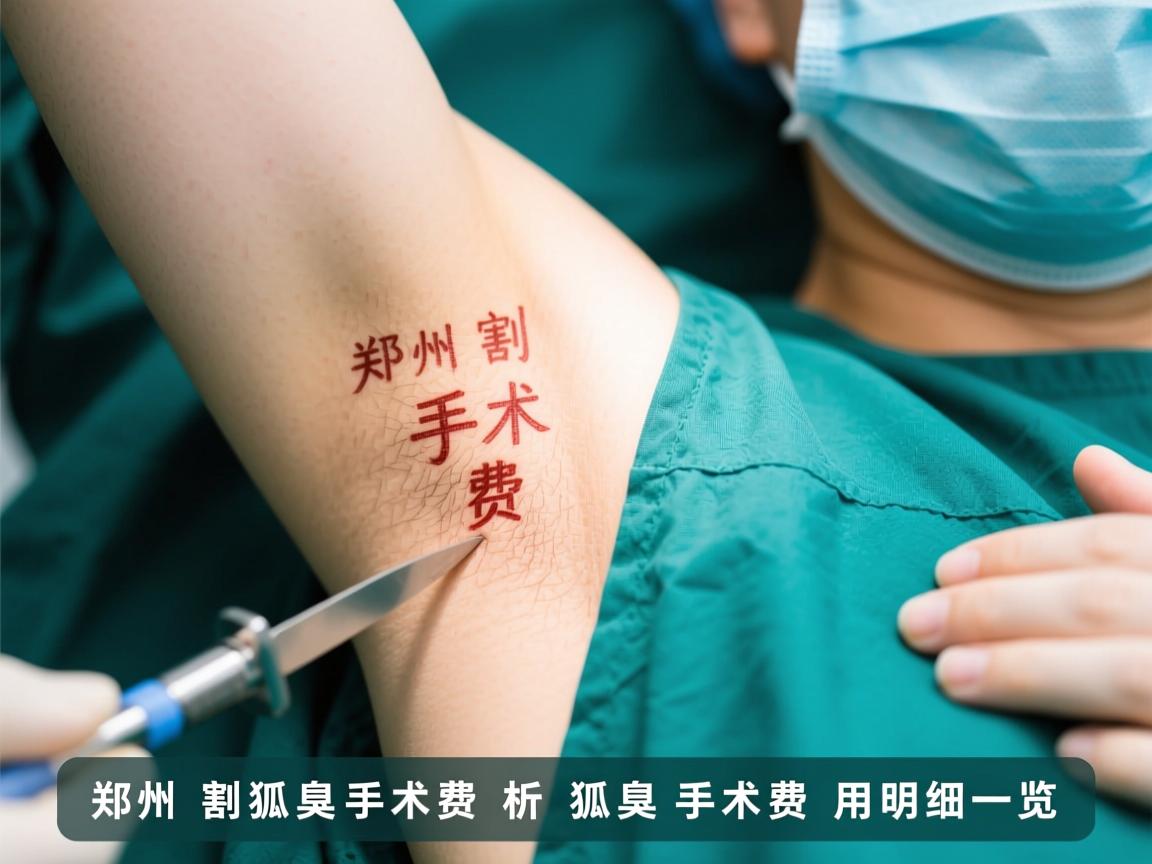 郑州割狐臭手术费解析，郑州狐臭手术费用明细一览