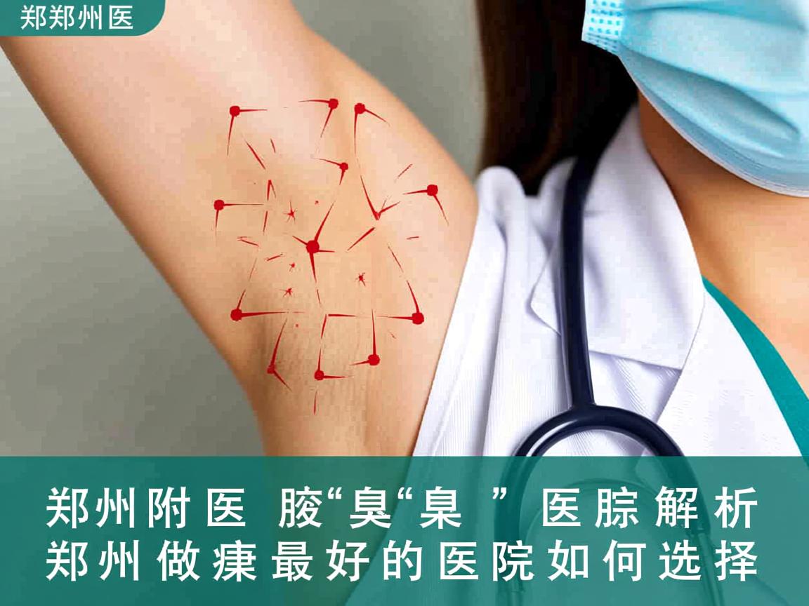 郑州附医腋臭医院解析，郑州做腋臭最好的医院如何选择