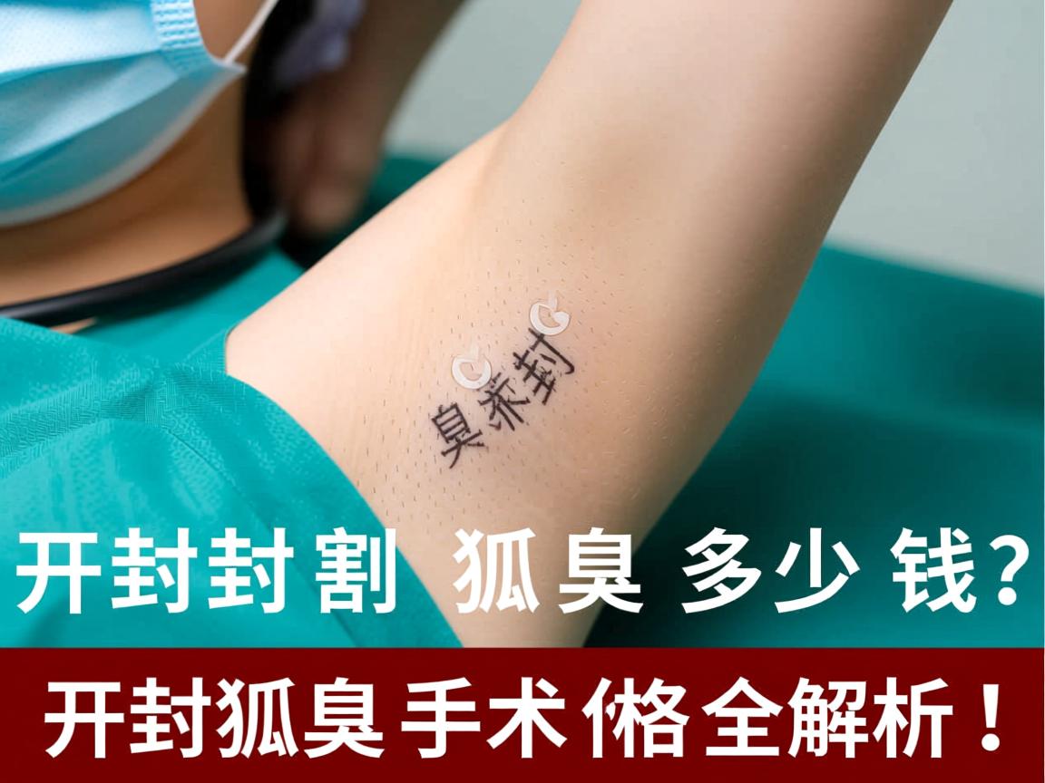 开封割狐臭多少钱？开封狐臭手术价格全解析！