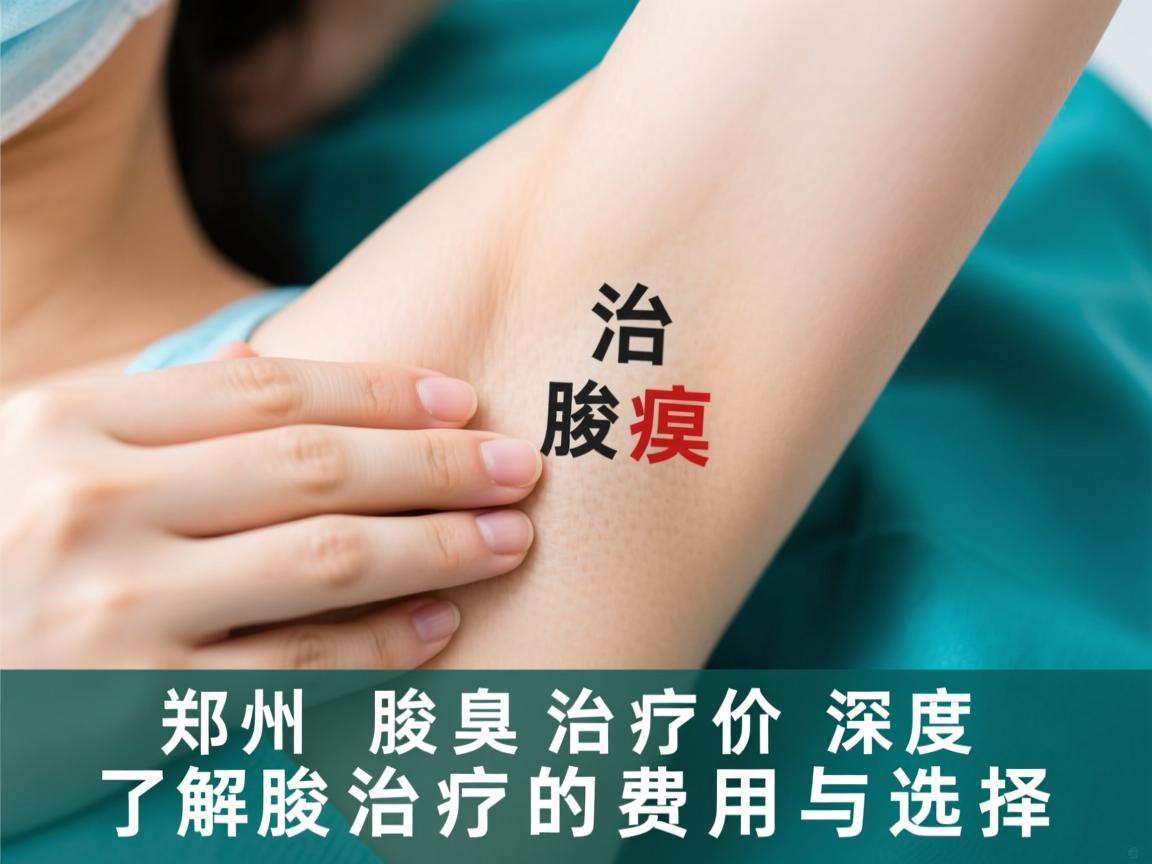 郑州腋臭治疗价格解析，深度了解腋臭治疗的费用与选择