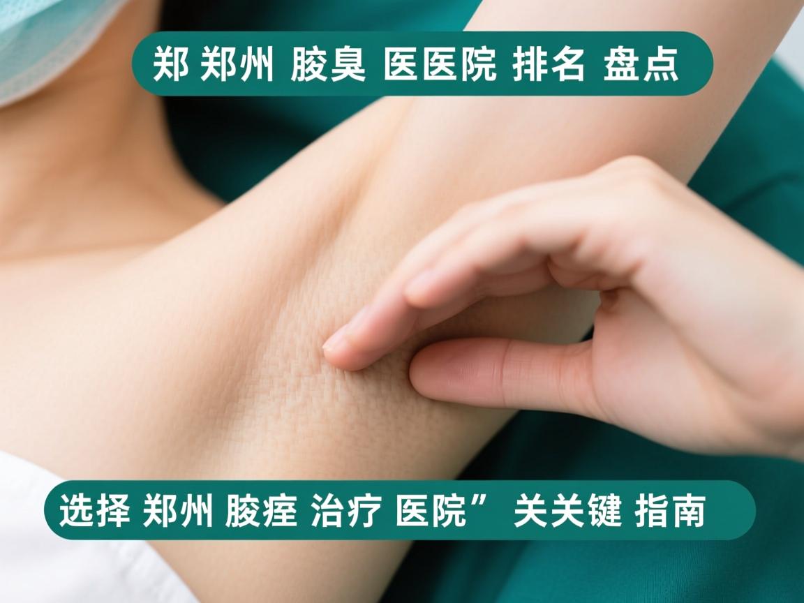 郑州腋臭医院排名盘点，选择郑州腋臭治疗医院的关键指南