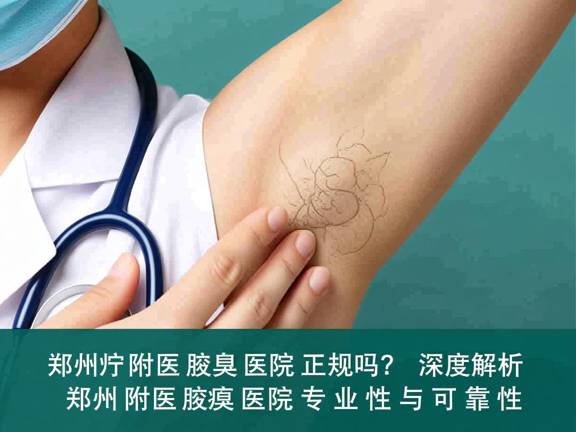 郑州附医腋臭医院正规吗?深度解析郑州附医腋臭医院的专业性与可靠性 郑州附医腋臭医院正规吗?深度解析郑州附医腋臭医院的专业性与可靠性
