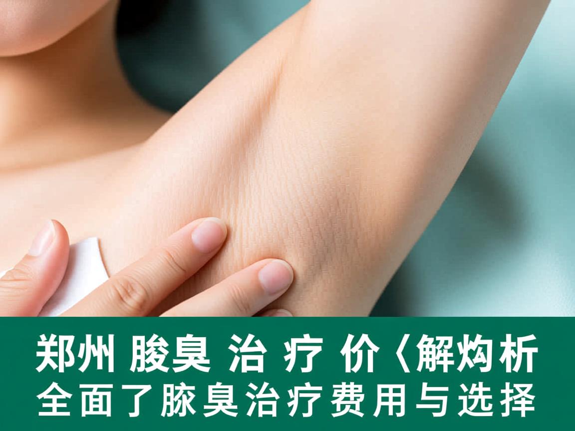 郑州腋臭治疗价格解析,全面了解腋臭治疗费用与选择 郑州腋臭治疗价格解析,全面了解腋臭治疗费用与选择