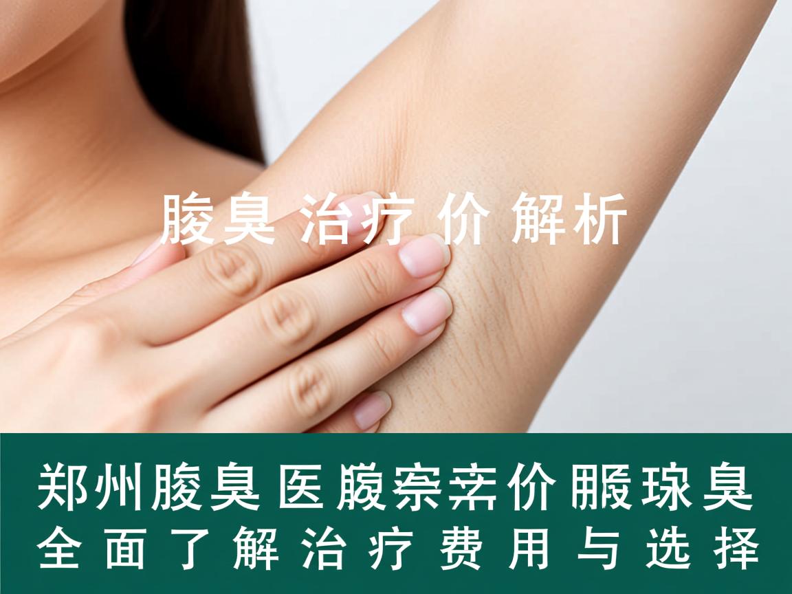 郑州腋臭治疗价格解析,全面了解腋臭治疗费用与选择 郑州腋臭治疗价格解析,全面了解腋臭治疗费用与选择