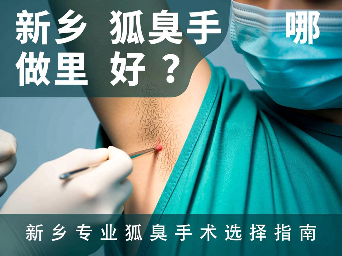 新乡狐臭手术哪里做好?新乡专业狐臭手术选择指南 新乡狐臭手术哪里做好?新乡专业狐臭手术选择指南