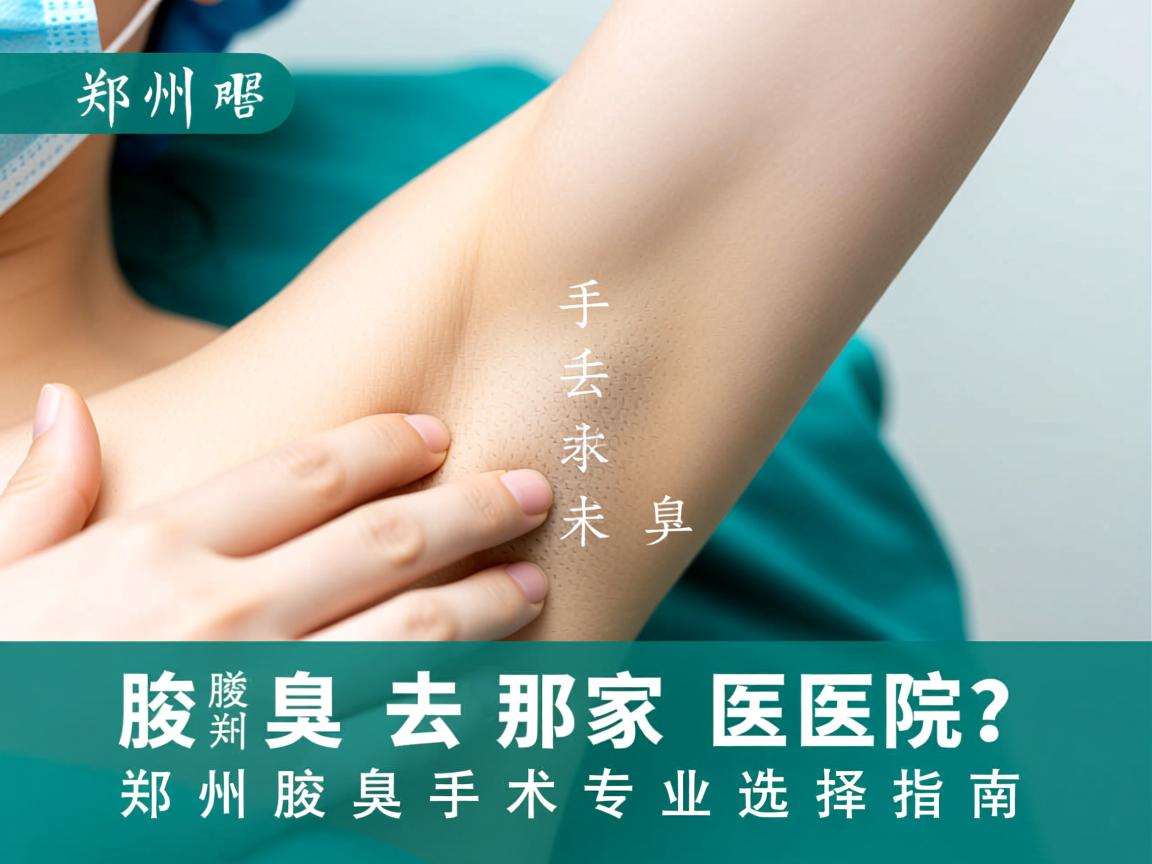 郑州腋臭手术去那家医院?郑州腋臭手术专业选择指南 郑州腋臭手术去那家医院?郑州腋臭手术专业选择指南
