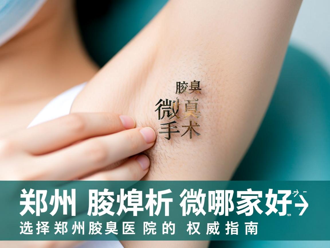深度解析郑州腋臭微创手术哪家好,选择郑州腋臭医院的权威指南 深度解析郑州腋臭微创手术哪家好,选择郑州腋臭医院的权威指南