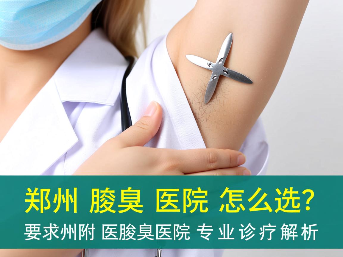 郑州腋臭医院怎么选?郑州附医腋臭医院专业诊疗解析 郑州腋臭医院怎么选?郑州附医腋臭医院专业诊疗解析