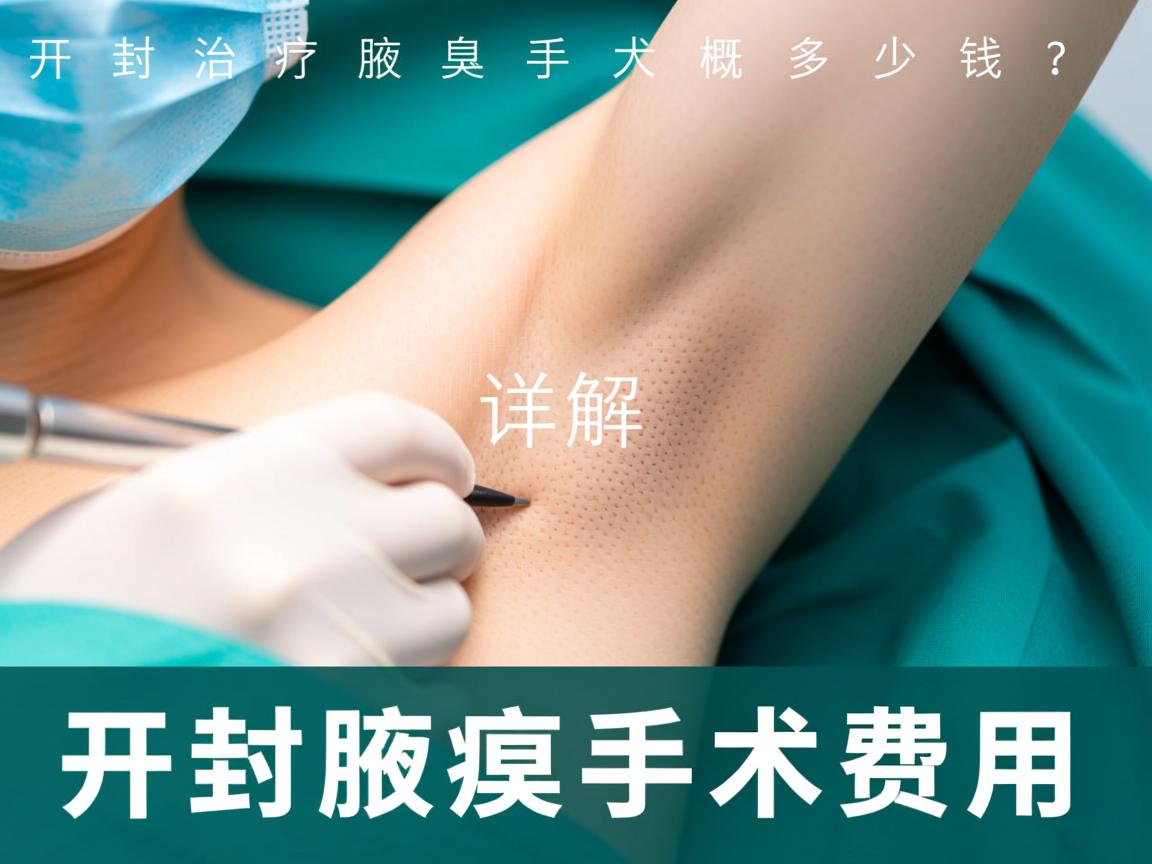 开封治疗腋臭手术大概多少钱?详解开封腋臭手术费用 开封治疗腋臭手术大概多少钱?详解开封腋臭手术费用