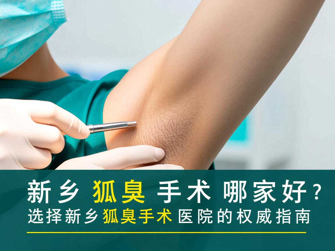 新乡狐臭手术哪家好?选择新乡狐臭手术医院的权威指南 新乡狐臭手术哪家好?选择新乡狐臭手术医院的权威指南