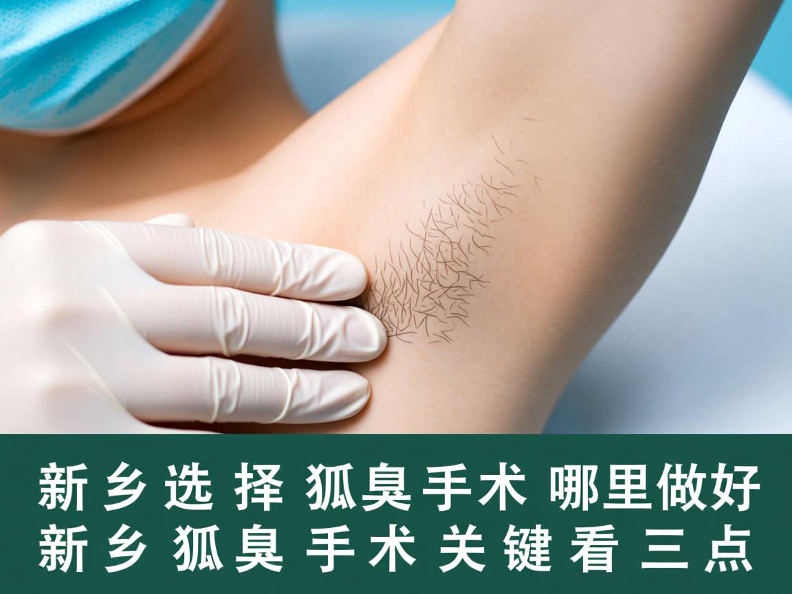 在新乡选择狐臭手术哪里做好?新乡狐臭手术关键看三点 在新乡选择狐臭手术哪里做好?新乡狐臭手术关键看三点