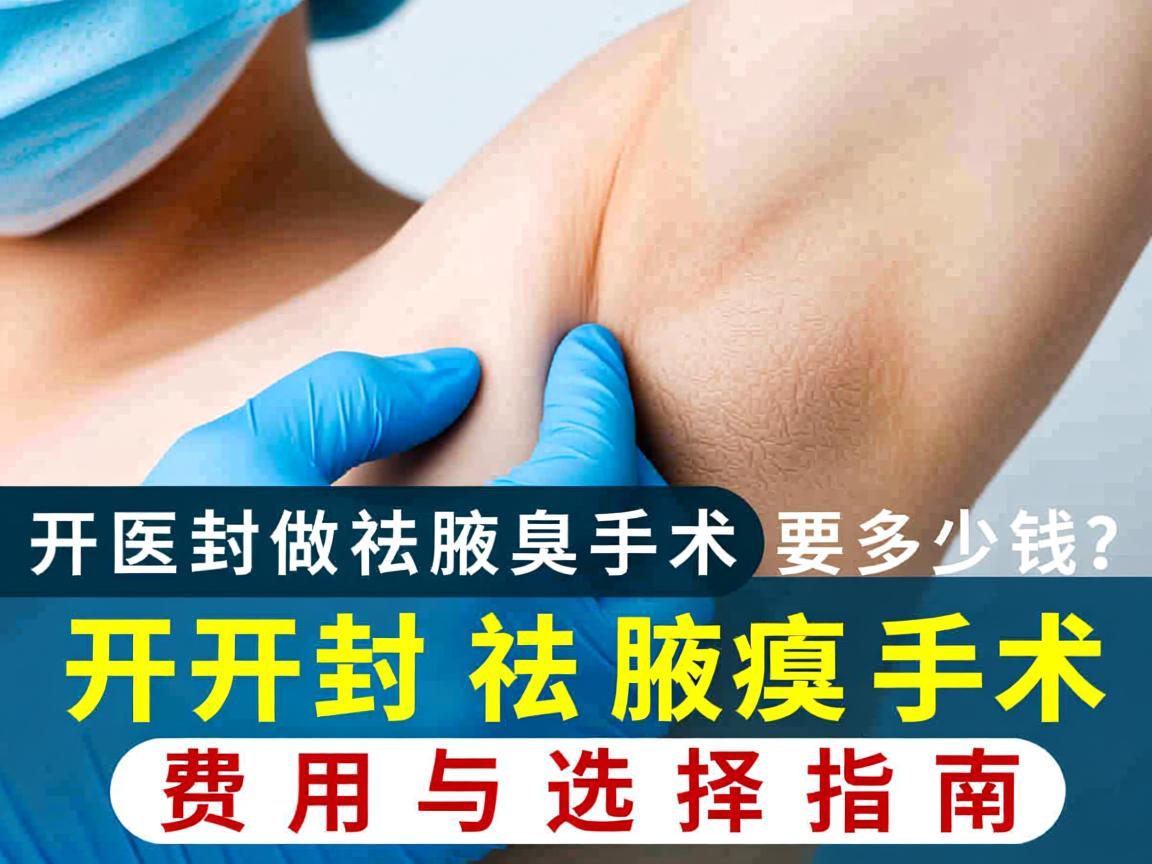 在开封做祛腋臭手术要多少钱?开封祛腋臭手术费用与选择指南 在开封做祛腋臭手术要多少钱?开封祛腋臭手术费用与选择指南