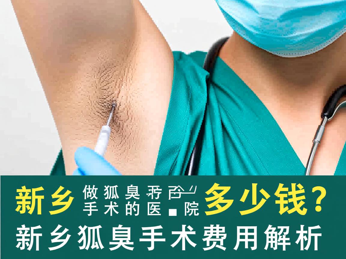 新乡做狐臭手术的医院多少钱?新乡狐臭手术费用解析 新乡做狐臭手术的医院多少钱?新乡狐臭手术费用解析
