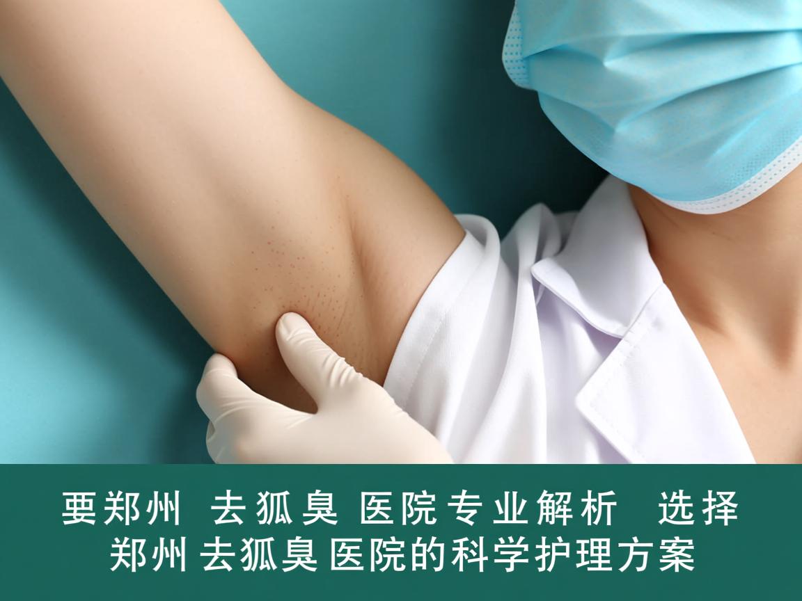 郑州去狐臭医院专业解析，选择郑州去狐臭医院的科学护理方案