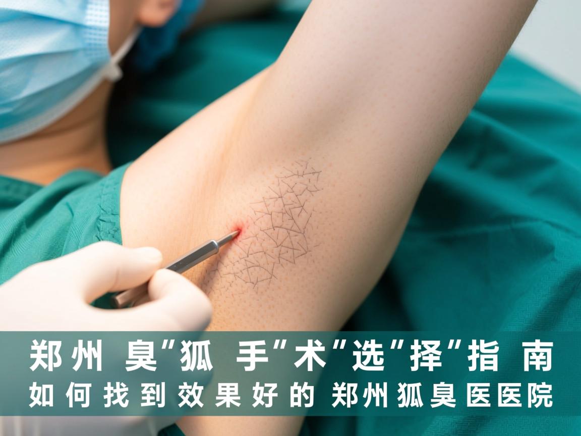 郑州狐臭手术选择指南,如何找到效果好的郑州狐臭医院 郑州狐臭手术选择指南,如何找到效果好的郑州狐臭医院