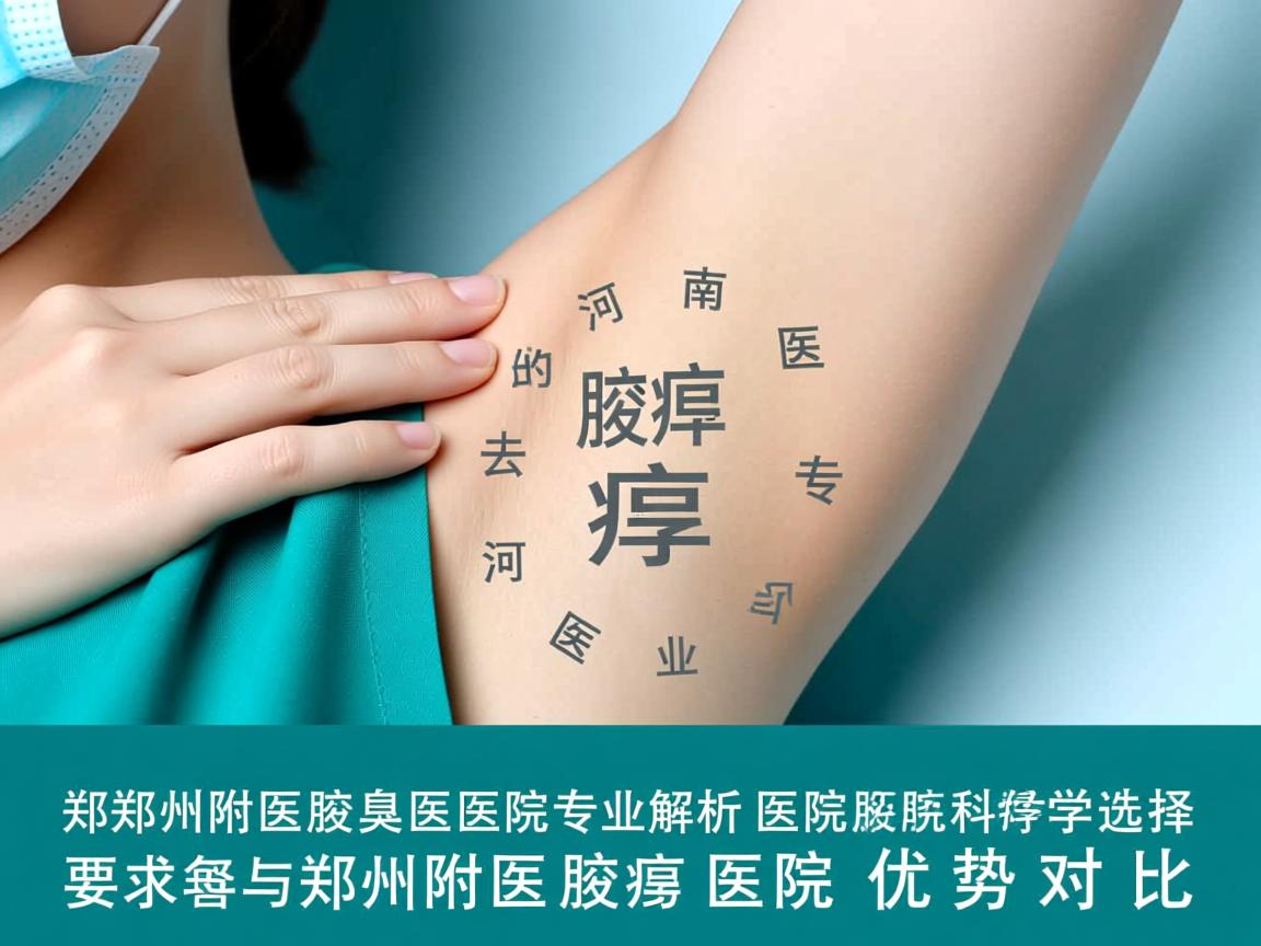 郑州附医腋臭医院专业解析,河南去腋臭医院的科学选择与郑州附医腋臭医院优势对比 郑州附医腋臭医院专业解析,河南去腋臭医院的科学选择与郑州附医腋臭医院优势对比