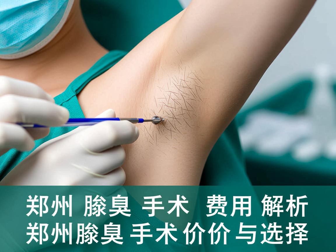 郑州腋臭手术费用解析，全面了解郑州腋臭手术价格与选择