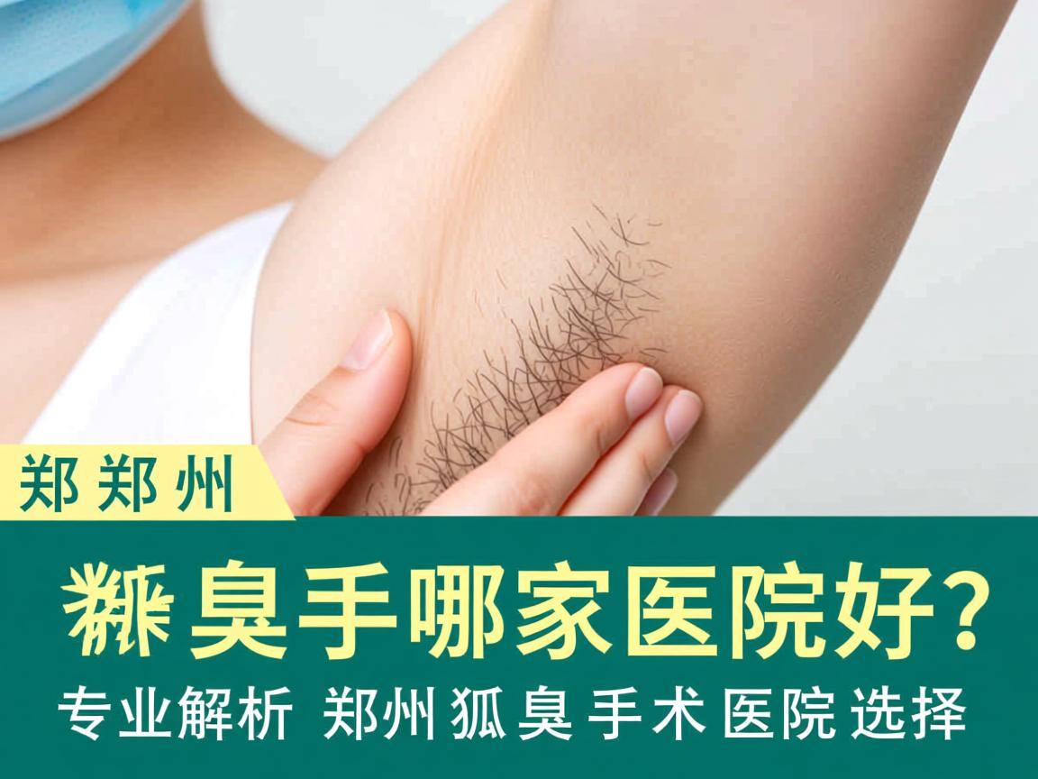 郑州狐臭手术哪家医院好？专业解析郑州狐臭手术医院选择