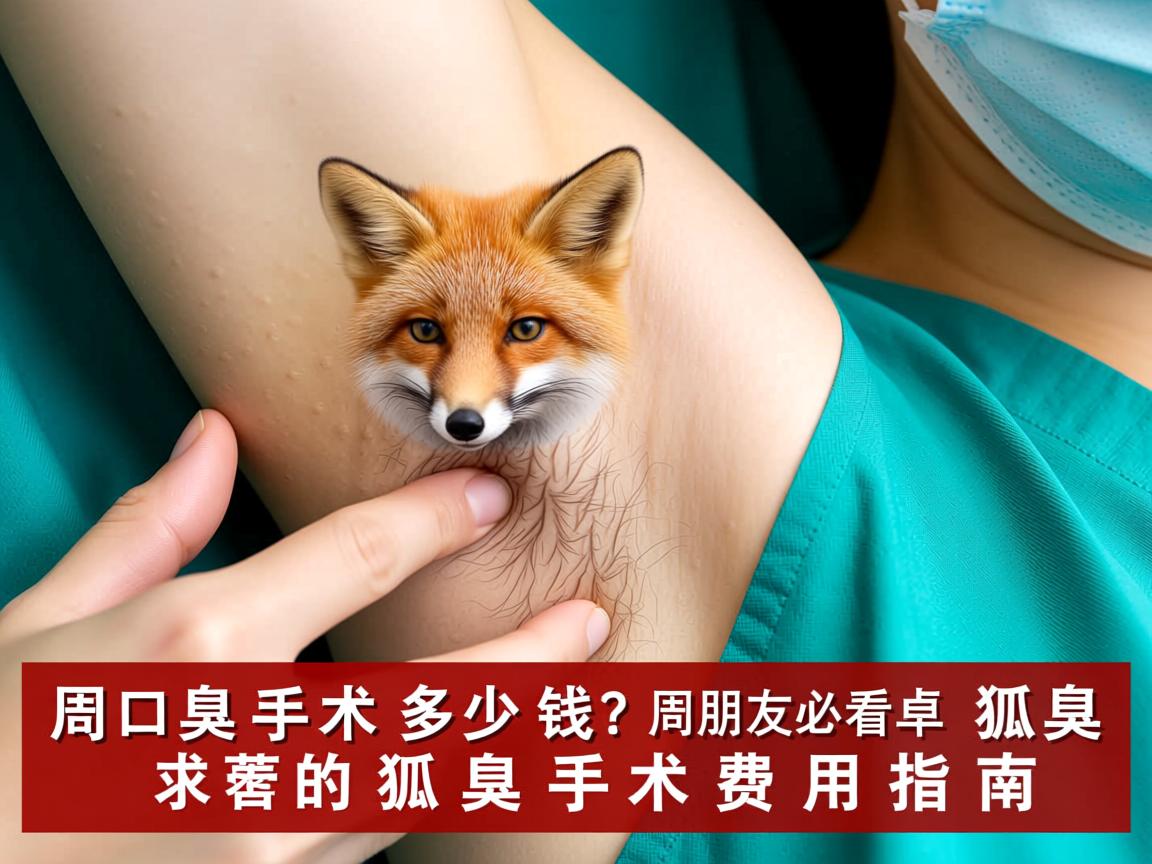 狐臭手术多少钱？周口朋友必看的狐臭手术费用指南