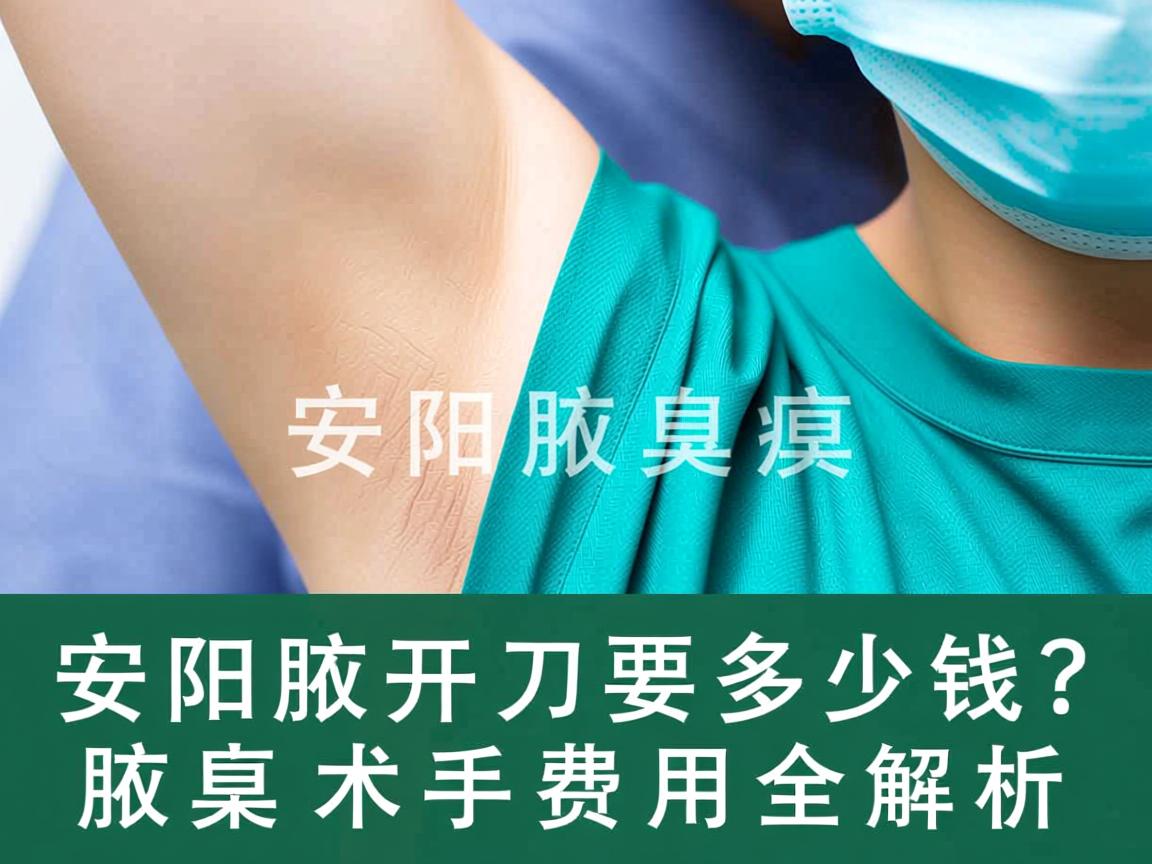 安阳腋臭开刀要多少钱?安阳腋臭手术费用全解析 安阳腋臭开刀要多少钱?安阳腋臭手术费用全解析