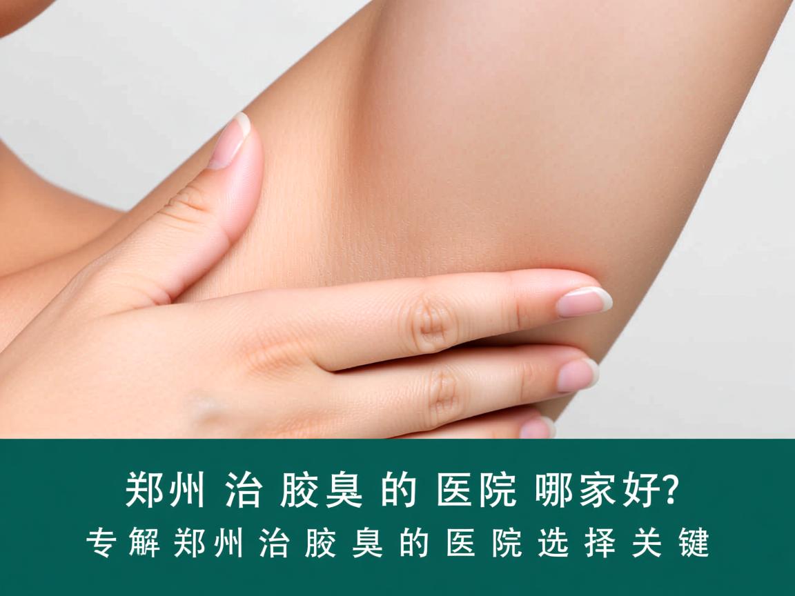 郑州治腋臭的医院哪家好？专业解析郑州治腋臭的医院选择关键