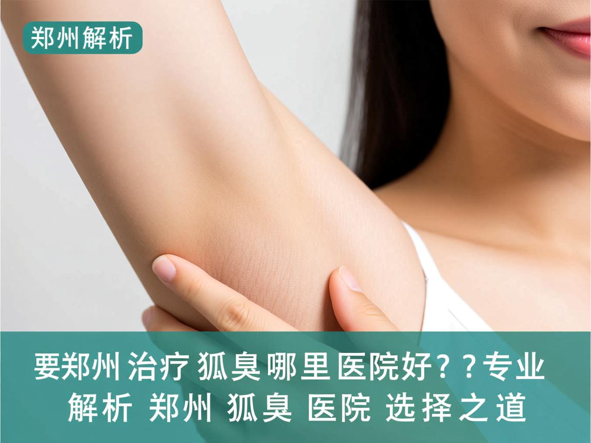 郑州治疗狐臭哪里医院好？专业解析郑州狐臭医院选择之道
