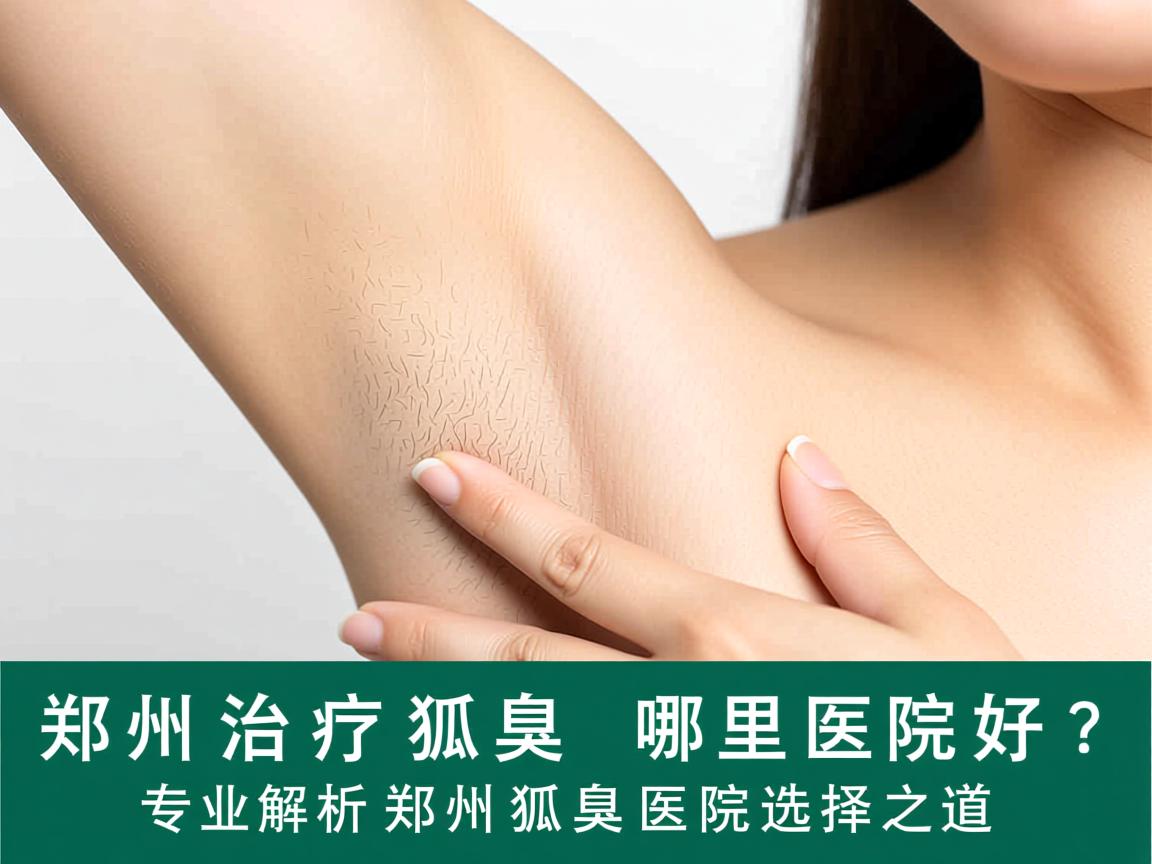 郑州治疗狐臭哪里医院好？专业解析郑州狐臭医院选择之道
